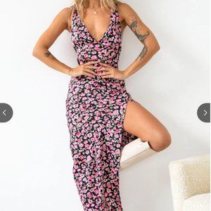 Alfie Black Print Maxi Dress